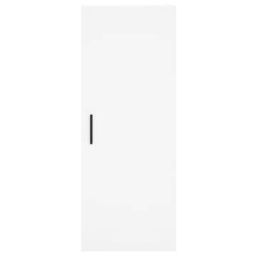 Stylish Highboard White 34.5x34x180 cm - Durable Design