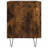 Stylish Smoked Oak Bedside Cabinet - 40x35x47.5 cm