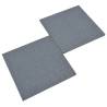 Fall Protection Tiles - 6 pcs Rubber Grey 50x50 cm | HipoMarket