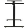 Manual Height Adjustable Standing Desk Frame - Black