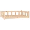 Stylish Dog Bed - Solid Pine Wood | 105.5x75.5x28 cm