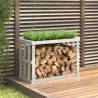 Outdoor Log Holder White 108x52x74 cm Solid Wood Pine Colour white Size 108 x 52 x 74 cm 