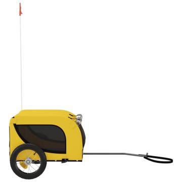 Pet Bike Trailer - Yellow & Black | Durable & Comfortable