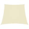 Sunshade Sail Oxford Fabric Trapezium 2/4x3 m Cream Colour cream Size 2/4 x 3 m 