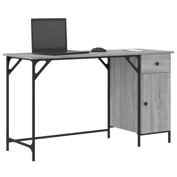 Computer Desk Grey Sonoma - Stylish & Practical Solution