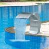 Garden Waterfall Pool Fountain - Stainless Steel 45x30x60 cm