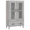 Stylish Highboard Grey Sonoma - Modern Storage Solution