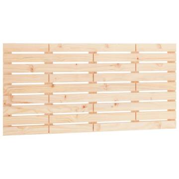 Elegant Solid Wood Pine Wall Headboard - 126x3x63 cm