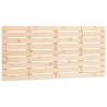 Elegant Solid Wood Pine Wall Headboard - 126x3x63 cm