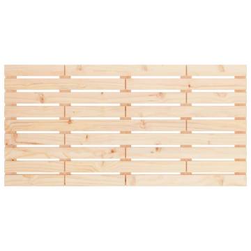 Elegant Solid Wood Pine Wall Headboard - 126x3x63 cm