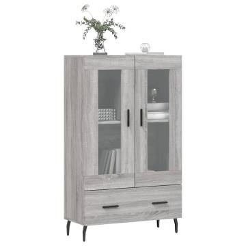 Stylish Highboard Grey Sonoma - Modern Storage Solution