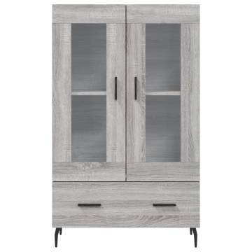 Stylish Highboard Grey Sonoma - Modern Storage Solution