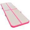 Inflatable Gymnastics Mat with Pump | 500x100x10 cm - Pink