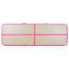 Inflatable Gymnastics Mat with Pump | 500x100x10 cm - Pink