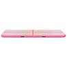 Inflatable Gymnastics Mat with Pump | 500x100x10 cm - Pink