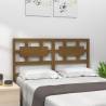 Bed Headboard Honey Brown 125.5x4x100 cm Solid Wood Pine Colour honey brown Size 125.5 x 100 cm Quantity in Package 1 