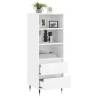 Highboard High Gloss White 40x36x110 cm - Stylish Storage