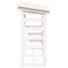 Firewood Rack White 108x64.5 cm | Solid Pine Wood Storage