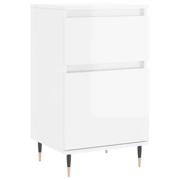 High Gloss White Sideboard - Stylish Storage Solution