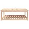 Elegant Solid Wood Garden Table - 121x82.5 cm