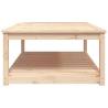 Elegant Solid Wood Garden Table - 121x82.5 cm