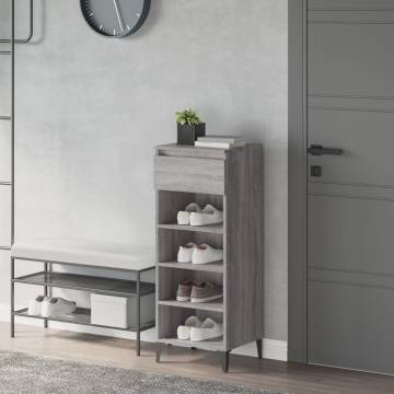 Shoe Rack Grey Sonoma - 40x36x105 cm | Hipomarket