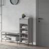 Shoe Rack Grey Sonoma - 40x36x105 cm | Hipomarket