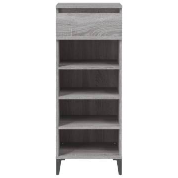 Shoe Rack Grey Sonoma - 40x36x105 cm | Hipomarket