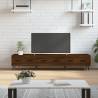 TV Cabinet Brown Oak 150x36x30 cm Engineered Wood Colour brown oak Quantity in Package 1 