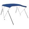 3 Bow Bimini Top Blue 183x160x137 cm - Durable & UV Resistant