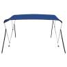 3 Bow Bimini Top Blue 183x160x137 cm - Durable & UV Resistant