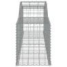 Arched Gabion Basket 300x50x60/80 cm - Durable Garden Barrier