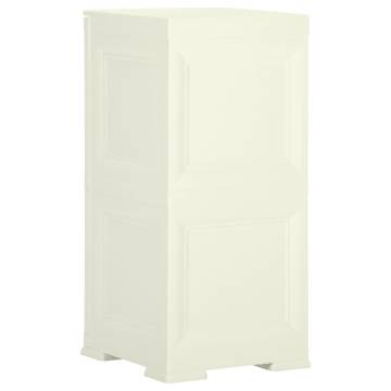 Plastic Cabinet 40x43x85.5 cm - Wood Design Vanilla Ice