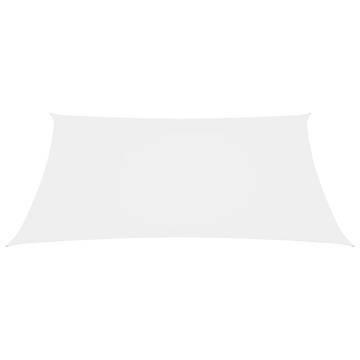 Sunshade Sail Oxford Fabric Rectangular 3.5x4.5m - White