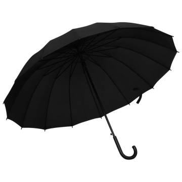 Automatic Black Umbrella - 120 cm | Hipo Market