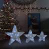 Christmas Decoration Stars 3 pcs White Mesh LED Outdoor Indoor Colour white Quantity in Package 3 Number of LEDs 1 