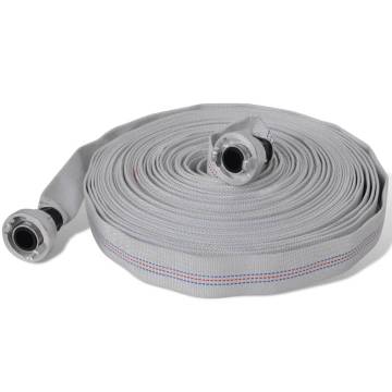 Fire Hose Flat Hose 30m with D-Storz Couplings - 1 Inch