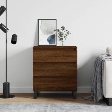 Stylish Brown Oak Sideboard - 60x35x70 cm | HipoMarket