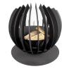 RedFire Barkley Black Fire Basket - Unique Garden Atmosphere