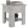 Stylish Concrete Grey Coffee Table - 40x40x42 cm