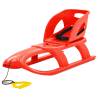 Sledge with Seat Red 102.5x40x23 cm Polypropylene Colour red Model sledge + seat 