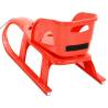 Red Sledge with Seat | Durable Polypropylene Sled for Kids