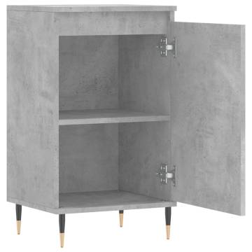 Stylish Concrete Grey Sideboard - 40x35x70 cm | HipoMarket