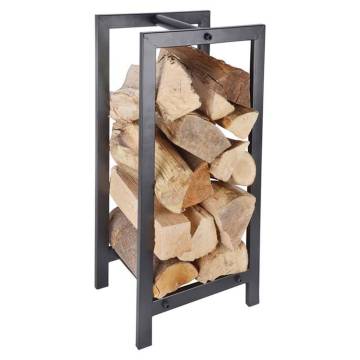 Esschert Design Wood Storage Rack & Carrier - Black