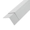 5 pcs Decking Angle Trims Aluminium 170 cm Silver | Hipo Market