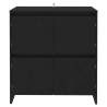 Stylish Black Sideboard 70x41x75 cm - Hipomarket