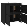 Stylish Black Sideboard 70x41x75 cm - Hipomarket