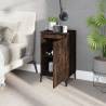 Stylish Smoked Oak Bedside Cabinets - 2 pcs | Hipomarket