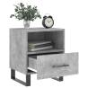 Modern Concrete Grey Bedside Cabinet | Hipomarket UK