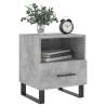 Modern Concrete Grey Bedside Cabinet | Hipomarket UK